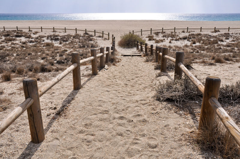 Strand San Miguel de Cabo de Gata in Almería Strand San Miguel de Cabo de Gata