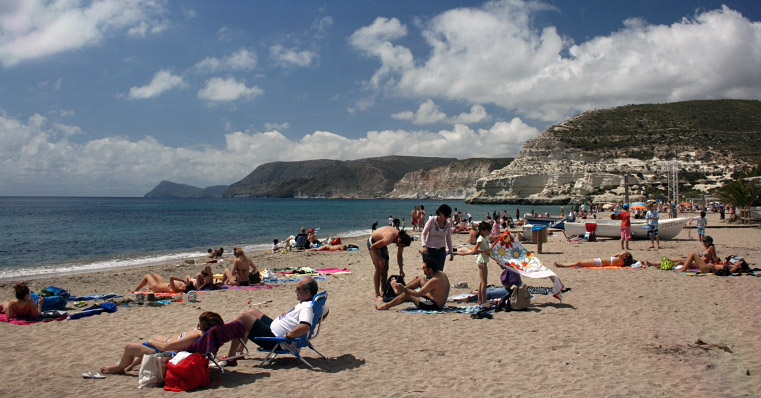 Strand Aguamarga in Níjar Strand Aguamarga