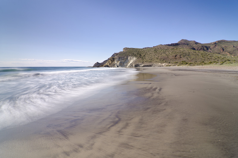 Strand Cala de la Media Luna in Níjar Strand Cala de la Media Luna