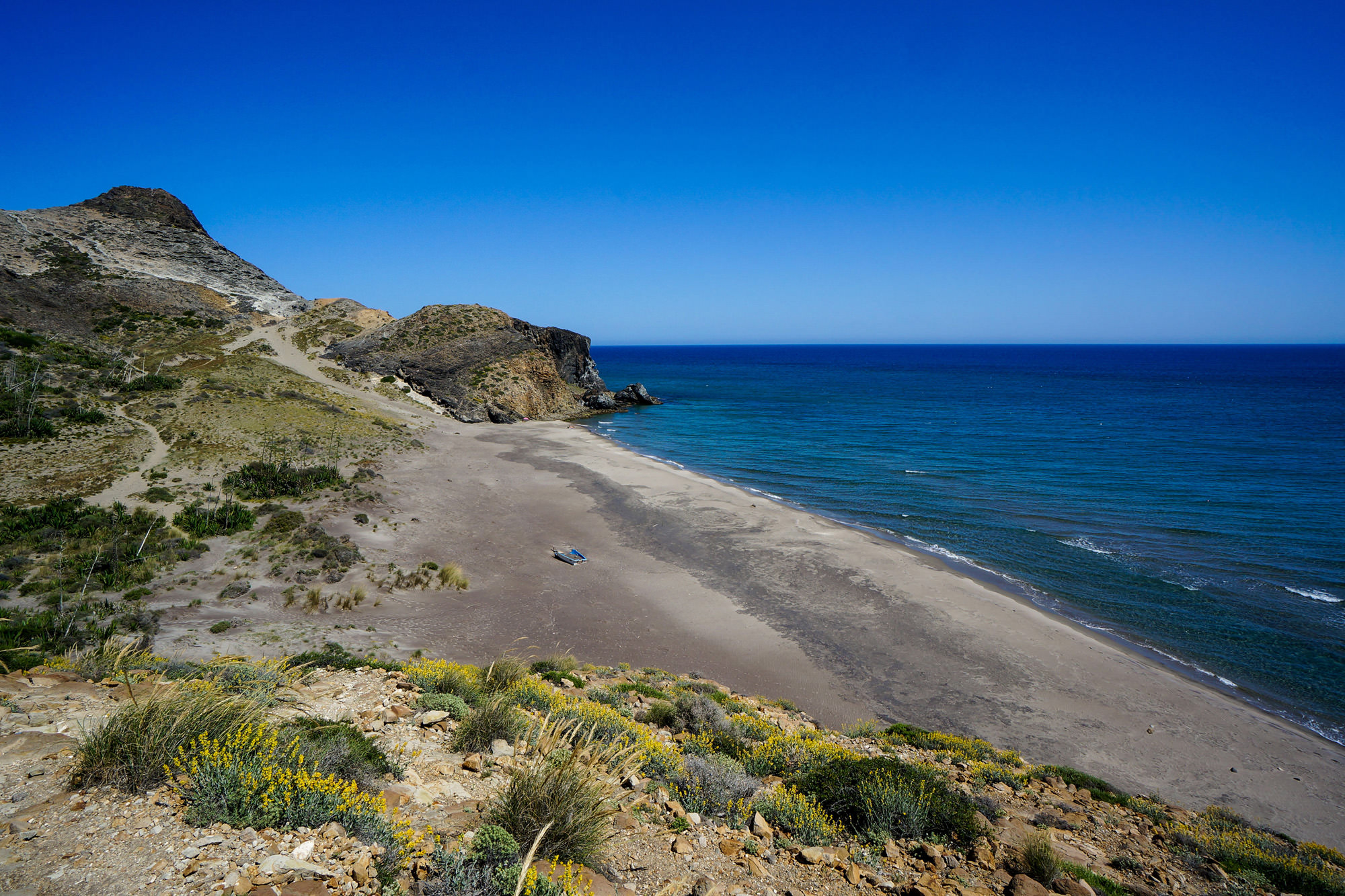Playa Cala Barronal an der Costa de Almería Playa Cala Barronal Níjar