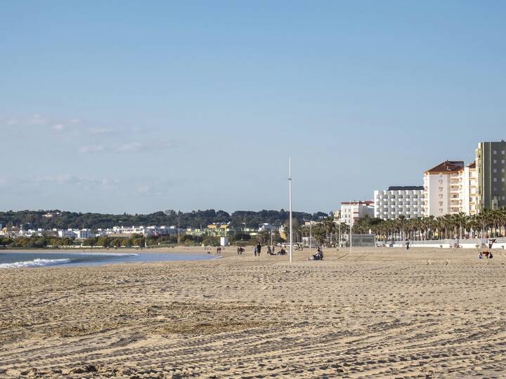 Strand Valdelagrana in El Puerto de Santa María Strand Valdelagrana