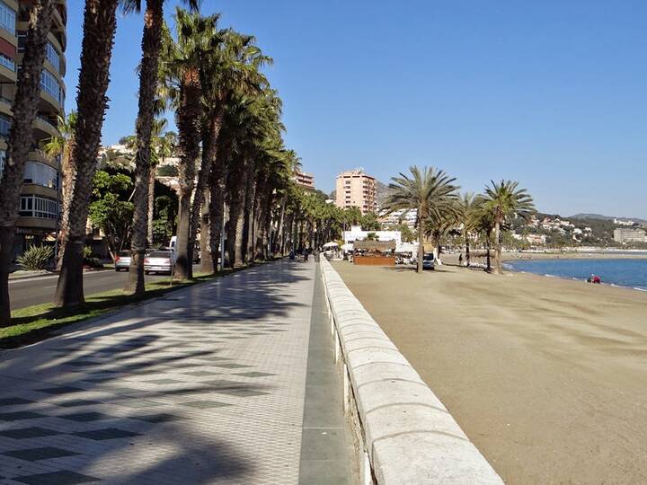 Strand La Caleta in Málaga Strand La Caleta Málaga