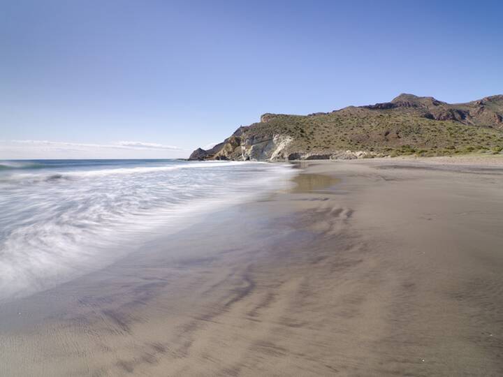 Strand Cala de la Media Luna in Níjar Strand Cala de la Media Luna