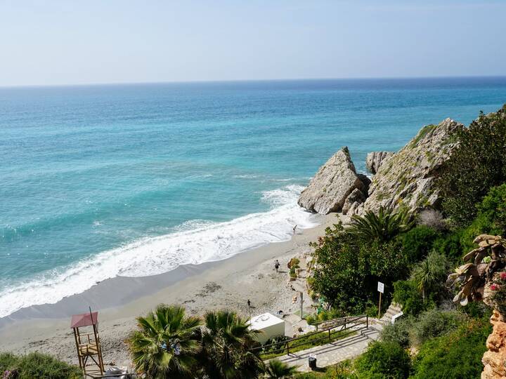 Playa El Carabeo in Nerja Playa Carabeo Nerja