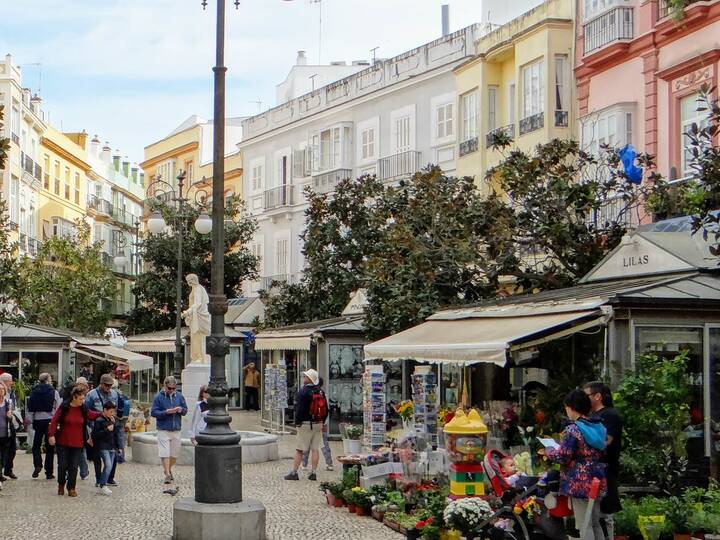 Plaza de las Flores Cádiz