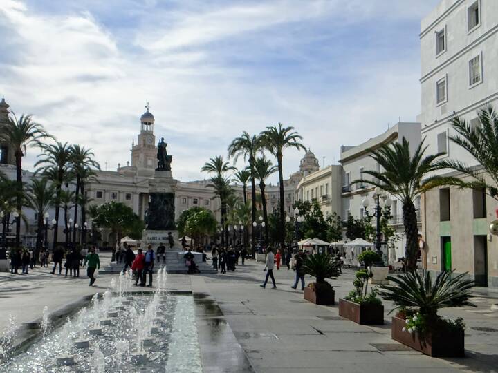 Plaza de San Juan de Dios in Cádiz Plaza de San Juan de Dios Cádiz