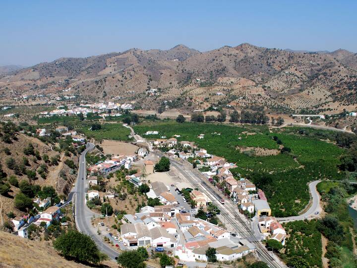 Álora in der Provinz Málaga Álora Andalusien