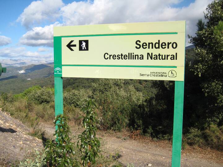 ES2: Rundwanderung in der Sierra de Crestellina bei Casares Rundwanderung Sierra de Crestellina Casares