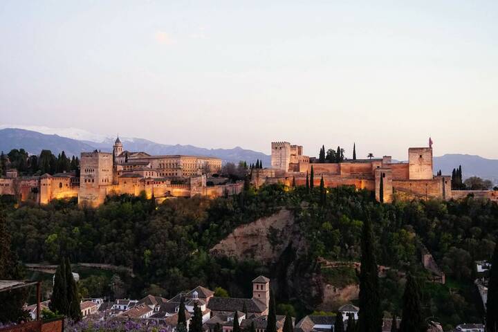 Alhambra Granada Sonnenuntergang
