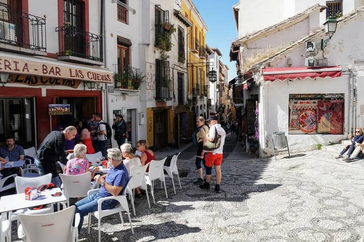 Unterwegs im Altstadtviertel von Granada Altstadt Granada