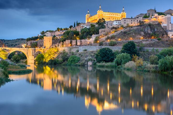 Der Tajo in der spanischen Stadt Toledo Tajo Spanien