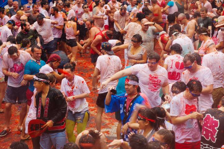 Tomatina in Spanien