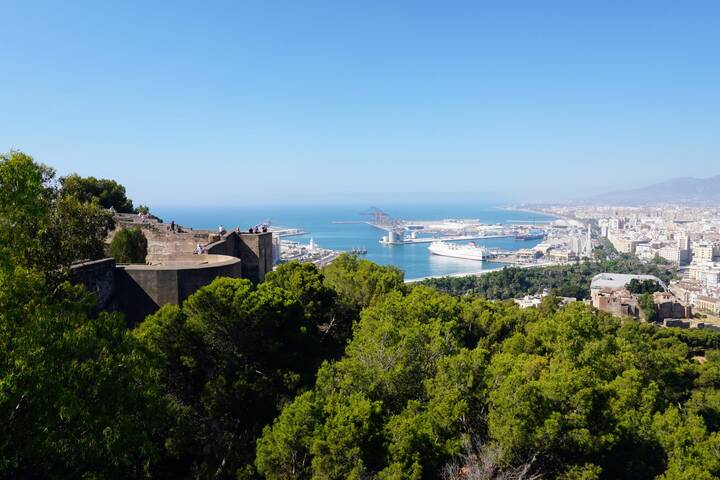 Gibralfaro Malaga Aussicht