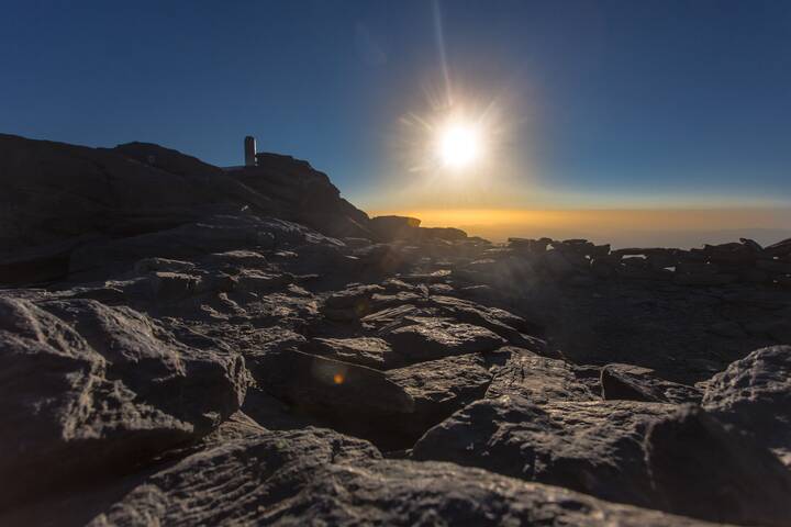 Mulhacén Sonnenaufgang