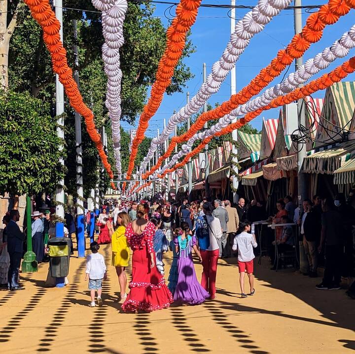 Feria de Abril mit Kindern