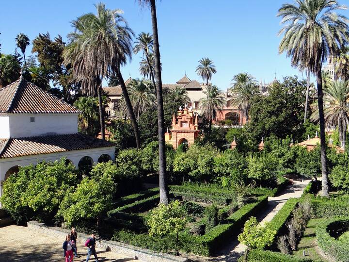 Sevilla Alcazar Herbst