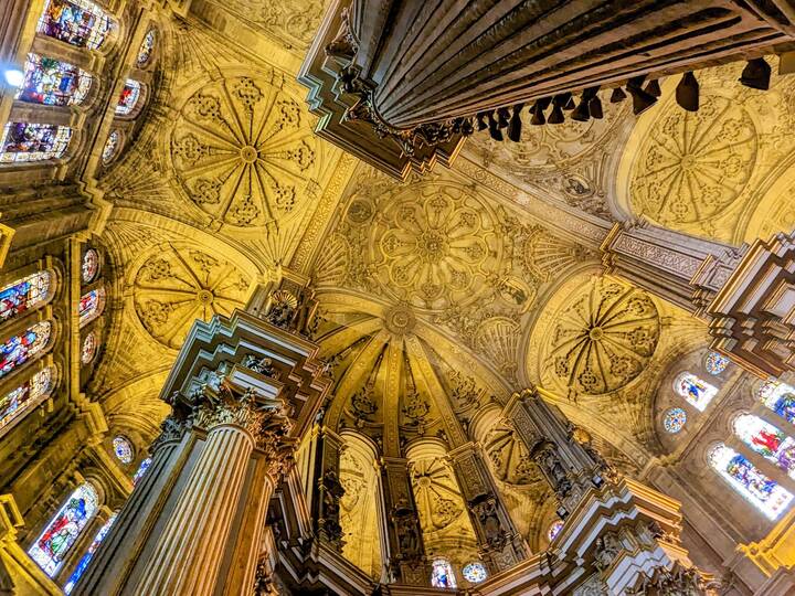 Kathedrale Malaga Decke