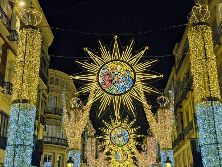 Málaga Weihnachten