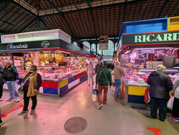 Málaga Markthalle Fleisch