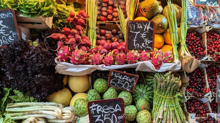 Málaga Markthalle Obst Gemüse
