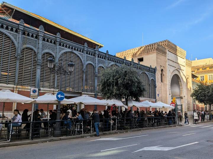 Málaga Markthalle Fassade