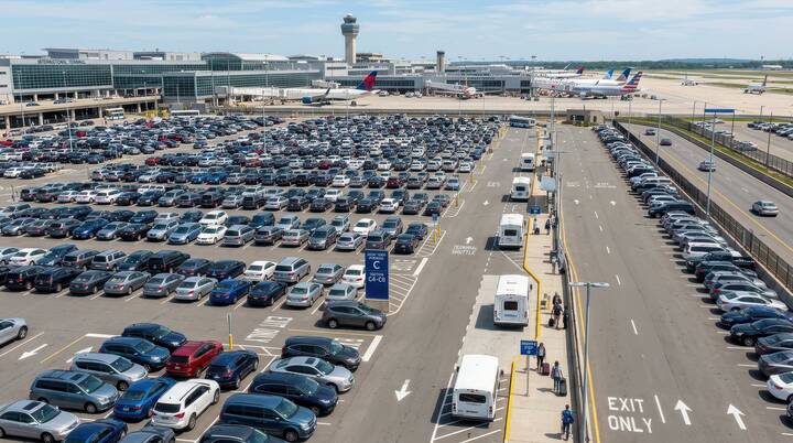 Parkplatz Flughafen