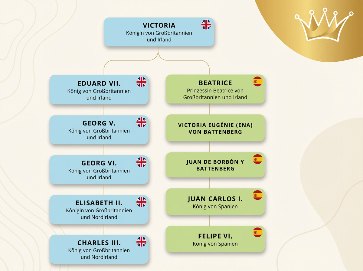 Königshauser Spanien Großbritannien